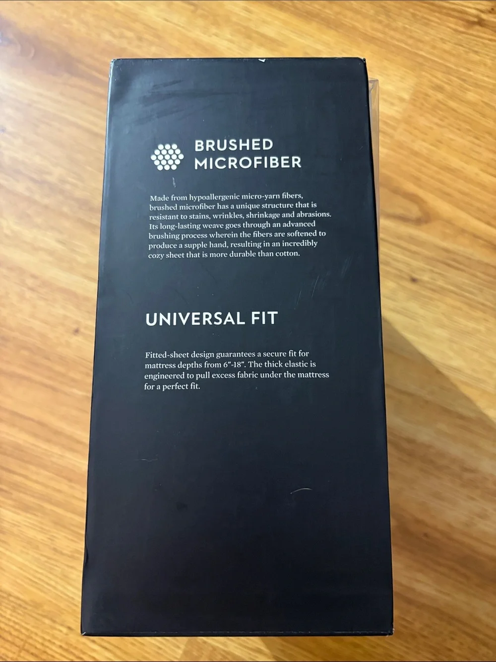 Malouf Brushed Microfiber Sheet Set Full Driftwood NWT